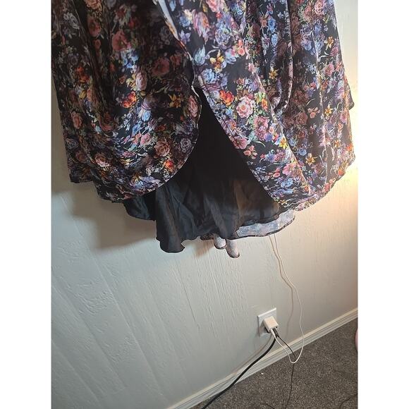 Modcloth Plus Swing Skirt 3X Nicolette Mason Romantic Floral Cottagecore Chic - Picture 5 of 8